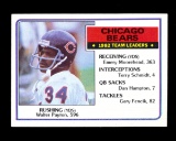 1983 Topps Football Card #28 Team Leader Hall of Famer Walter Payton Chicag