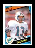 1984 Topps ROOKIE Football Card #123 Rookie Hall of Famer Dan Marino Miami