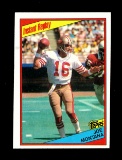 1984 Topps Football Card #359 Instant Replay Hall of Famer Joe Montana San