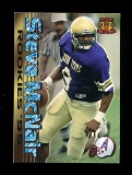 1995 Pacific Trading Co. ROOKIE Football Card #12 Rookie Steve McNair Houst