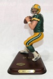 Brett Favre Green Bay Packers All Star Figurine Issued By The Danbury Mint.