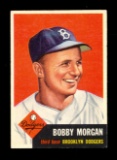 1953 Topps Baseball Card #85 Bobby Morgan Brookyn Dodgers. EX/MT Condition