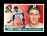 1955 Topps Baseball Card #12 Jake Thies Pittburgh Pirates EX/MT Condition