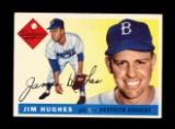 1955 Topps Baseball Card #51 Jim Hughes Brooklyn Dodgers EX/MT+ Condition