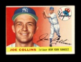 1955 Topps Baseball Card #63 Joe Collins New York Yankees EX/MT Off Center