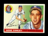 1955 Topps Baseball Card #81 Gene Conley Milwaukee Braves EX/MT Condition