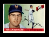 1955 Topps Baseball Card #144 Joe Amalfitano New York Giants NM Condition