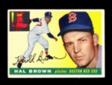 1955 Topps Baseball Card #148 Hal Brown Boston Red Sox EX/MT Condition