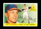 1955 Topps Baseball Card #191 Ed Stanky St Louis Cardinals EX/MT Condition