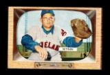 1955 Bowman Baseball Card #38 Hall of Famer Early Wynn Cleveland Indians EX