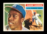 1956 Topps Baseball Card #31 Hall of Famer Hank Aaron Milwaukee Braves EX/M