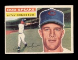 1956 Topps Baseball Card #66 Bob Speake Chicago Cubs EX/MT Condition
