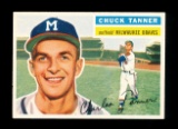 1956 Topps Baseball Card #69 Chuck Tanner Milwaukee Braves EX/MT Condition