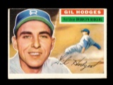 1956 Topps Baseball Card #145 Gil Hodges Brooklyn Dodgers EX/MT Condition