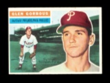 1956 Topps Baseball Card #174 Glen Gorbous Philadelphia Phillies EX/MT Cond