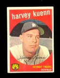 1959 Topps Baseball Card #70 Harvey Kuenn Detroit Tigers EX/MT Condition