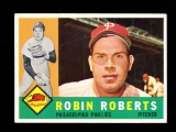 1960 Topps Baseball Card #264 Hall of Famer Robin Roberts Philadelphia Phil