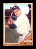 1962 Topps Baseball Card #110 Bill Skowron New York Yankees NM Condition