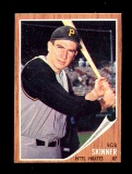 1962 Topps Baseball Card #115 Bob Skinner Pittsburgh Pirates NM+ Condition