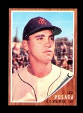 1962 Topps Baseball Card #168 Leo Posada Kansas City Athletics NM+ Conditio