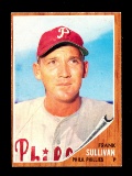 1962 Topps Baseball Card #352 Frank Sullivan Philadelphia Phillies NM Off C