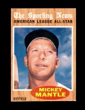 1962 Topps Baseball Card #471 ALL Star Hall of Famer Mickey Mantle New York