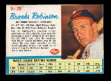 1962 Post Cereal Hand Cut Baseball Card #29 Hall of Famer Brooks Robinson B