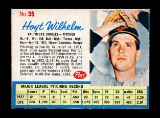 1962 Post Cereal Hand Cut Baseball Card #35 Hall of Famer Hoyt Wilhelm Balt