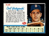 1962 Post Cereal Hand Cut Baseball Card #61 Hall of Famer Carl Yastzemski E