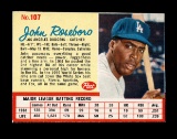 1962 Post Cereal Hand Cut Baseball Card #107 John Rose boro Los Angeles Dod