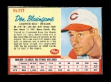 1962 Post Cereal Hand Cut Baseball Card #117 Don Blasingame Cincinnati Reds