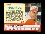 1962 Post Cereal Hand Cut Baseball Card #127 Jerry Lynch Cincinnati Reds EX