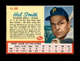 1962 Post Cereal Hand Cut Baseball Card #181 Hal Smith Pittsburgh Pirates E