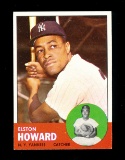 1963 Topps Baseball Card #60 Elston Howard New York Yankees NM Condition
