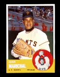 1963 Topps Baseball Card #440 Hall of Famer Juan Marichal San Francisco Gia