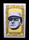 1963 Bazooka All Time Greats Baseball Card #3 Jack Cesbro New York Yankees.