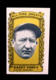 1963 Bazooka All Time Greats Baseball Card #28 Dazzy Vance Brooklyn Dodgers. EX/MT Condition