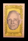 1963 Bazooka All Time Greats Baseball Card #37 Clark Griffith ChicagoWhite