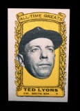 1963 Bazooka All Time Greats Baseball Card #38 Ted Lyons Chicago White Sox.