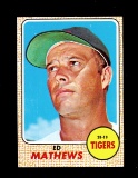 1968 Topps Baseball Card #59 Hall of Famer Ed Mathews Milwaukee Braves EX/M