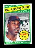 1969 Topps Baseball Card #416 All Star Hall of Famer Willie McCovey San Fra