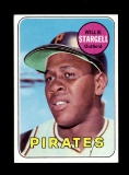 1969 Topps Baseball Card #545 Hall of Famer Willie Stargell Pittsburgh Pirates EX/MT+ Condition