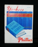 1950 World Series Souvenir Program at Yankee Stadium. New York Yankees vs P