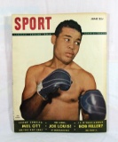 June 1948 Sport Magazine Great Full Page Photos of Stars: Joe Louis on Fron