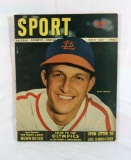 August 1948 Sport Magazine Great Full Page Photos of Stars: Stan Musial on