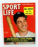 July 1949 Sport Life Magazine with Joe Dimaggio on the Front Cover and More