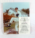 Autographed 8 x 10 Photo of Bob Buhl Milwaukee Braves at Sports Memorabilia