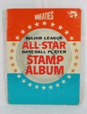 1964 Wheaties Major League Baseball Player All Star Stamp album with all 50