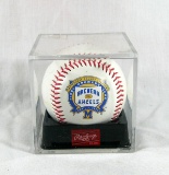 Signed Baseball Commemorating the First Milwaukee Brewers Game in History o