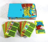 (400) 1981 Topps Scratch Off Cards with Counter Display Box. All Mint Unscr